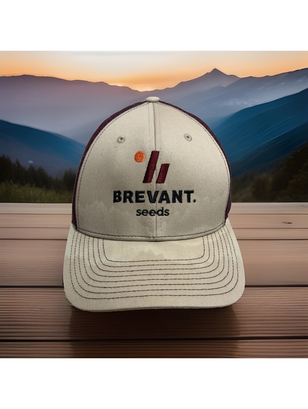 Brevant Seeds Corveta Agriscience Corn Soybean Crops Baseball Cap Hat